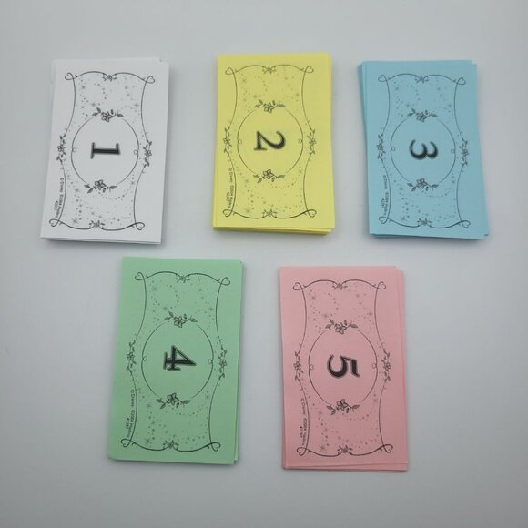 Disney Monopoly Replacement Cards Money Chance Instruction Manual Princess Craft - Picture 2 of 6